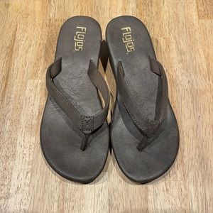 Flojos ’Olivia’ wedge sandals.